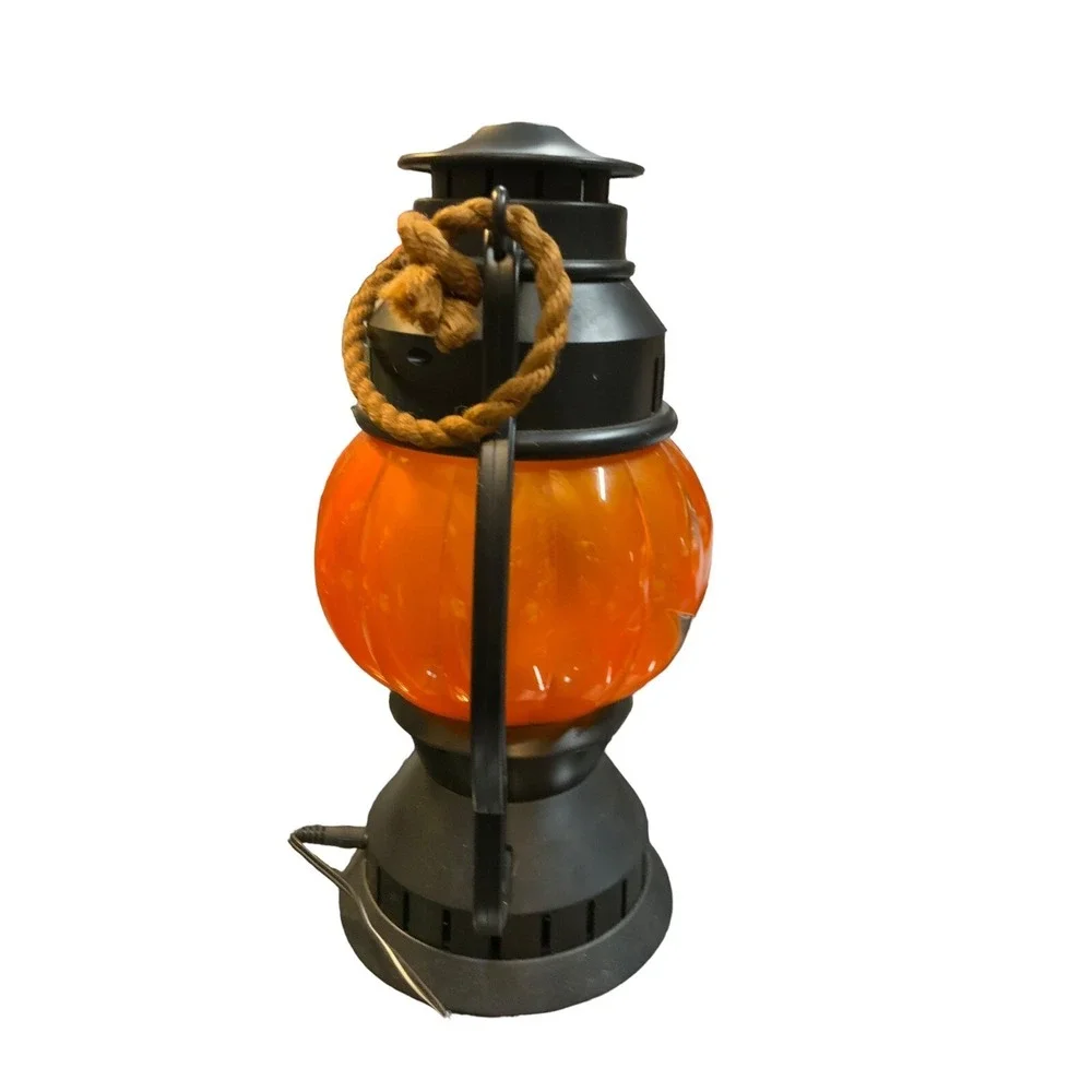 Vintage Jack 'O Lantern Electric Flaming Light Up Lantern 11